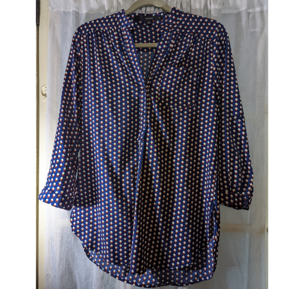 FUN2FUN Mackenzie Henley Blouse